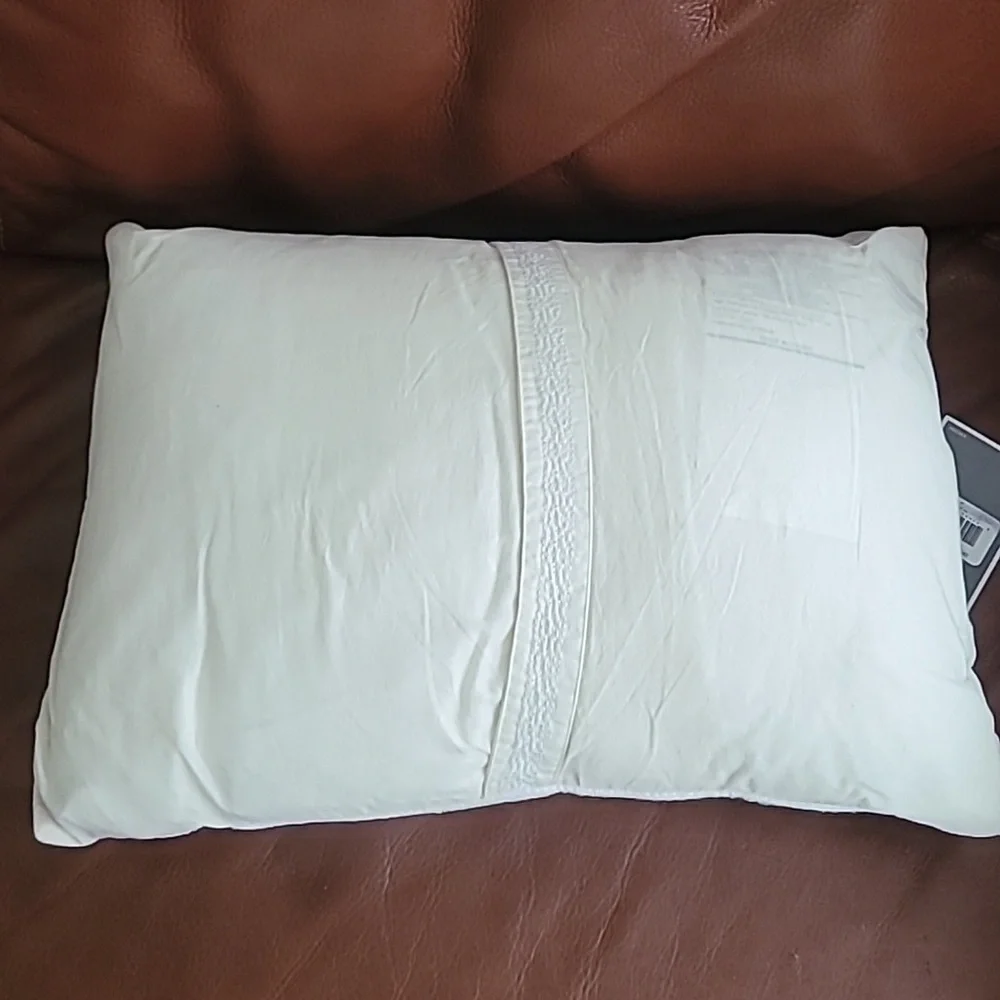 VERA WANG HOME Box Breakfast Throw Pillow FRETWORK 100% Cotton Down  12